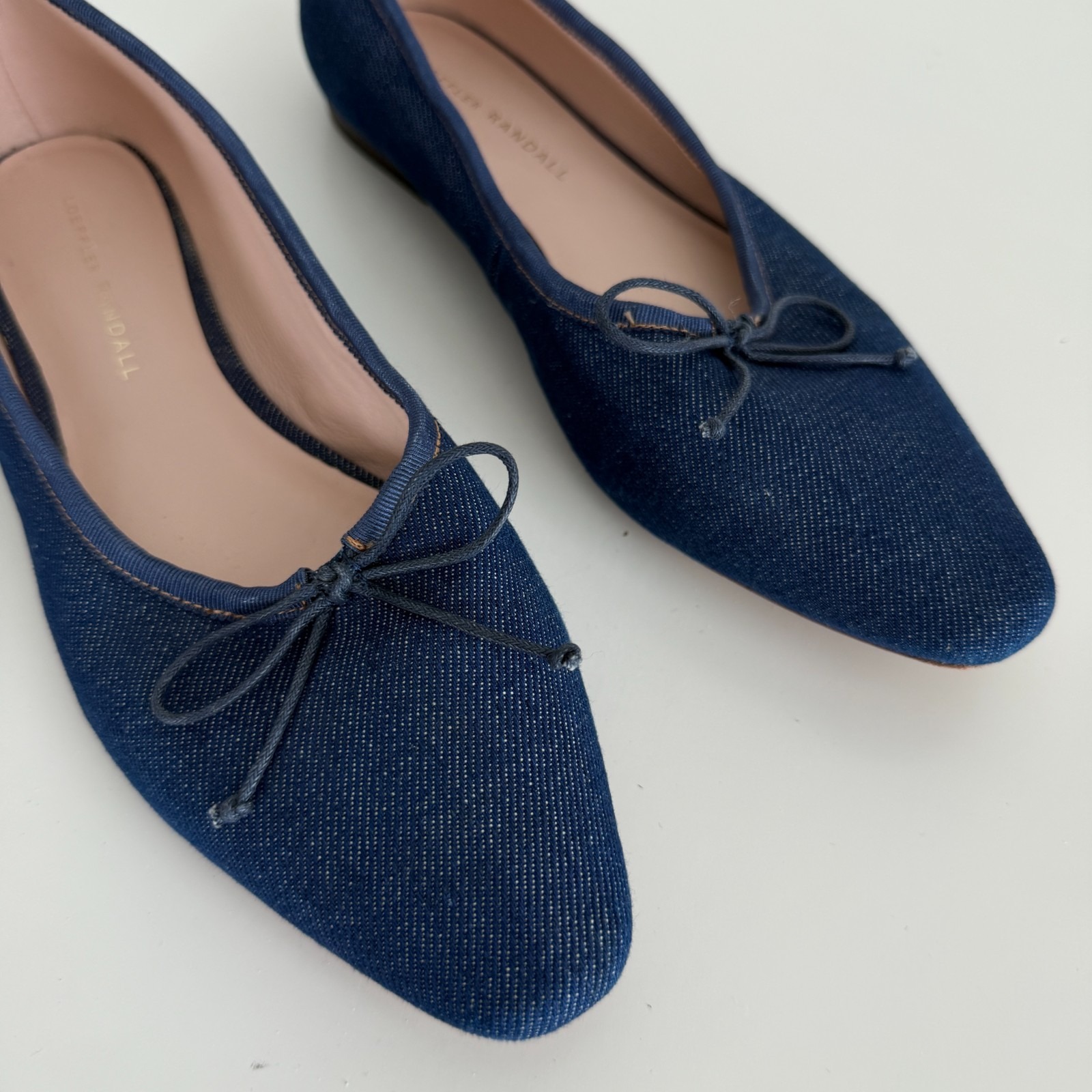 Loeffler Randall Ballet Flat Womens 7.5 B Blue Denim Georgie Minimalist Luxury — image 2 of 8